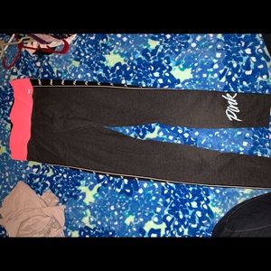 Pink yoga pants w pocket